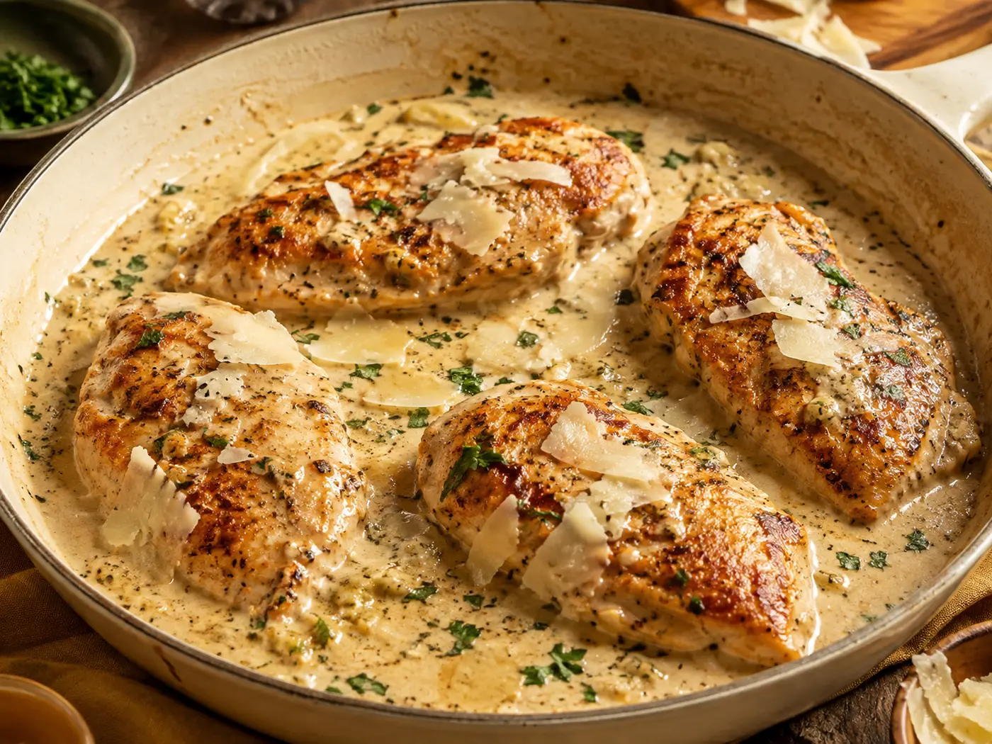 Creamy Garlic Parmesan Chicken