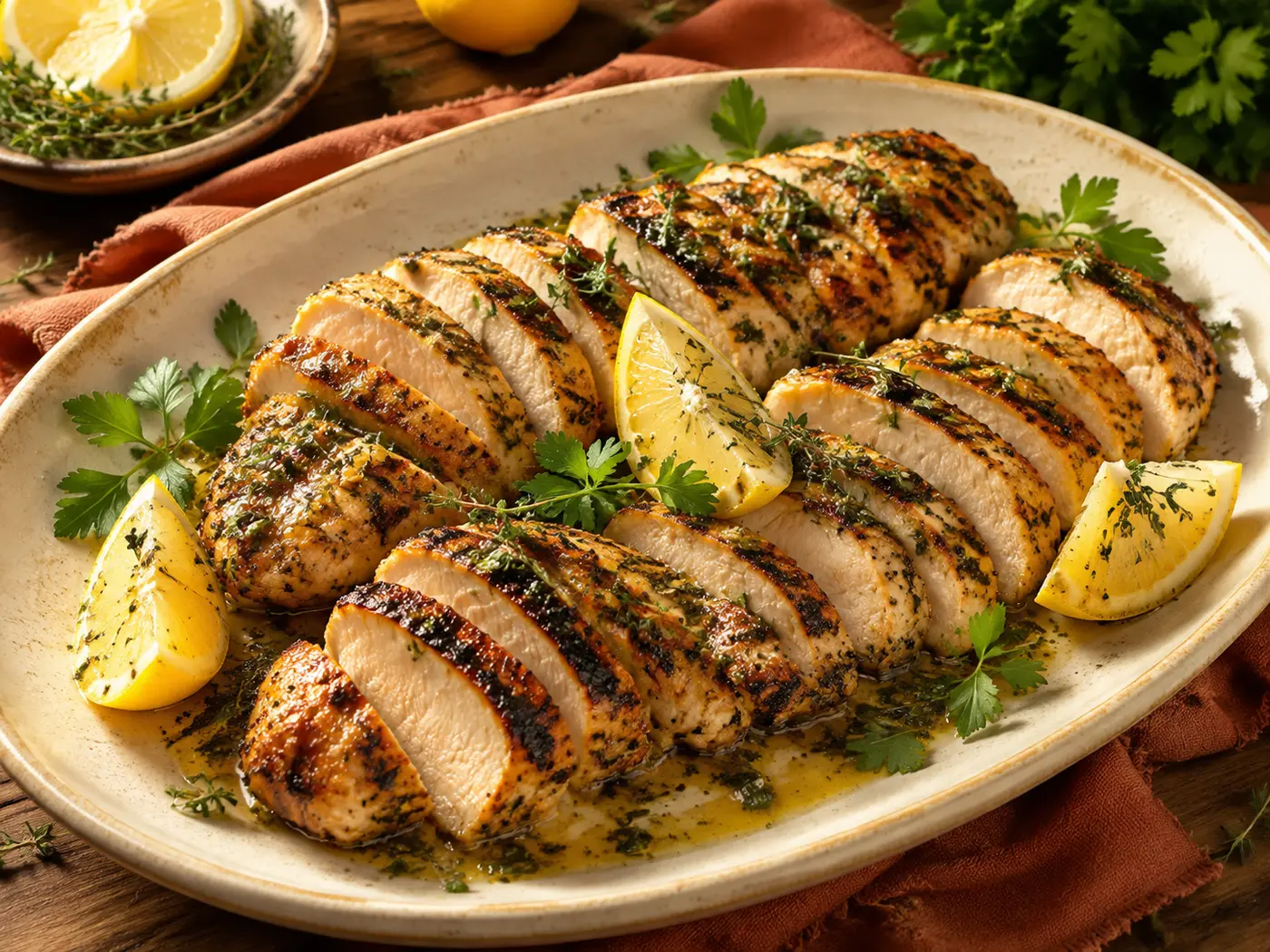 Lemon Herb Grilled Chicken