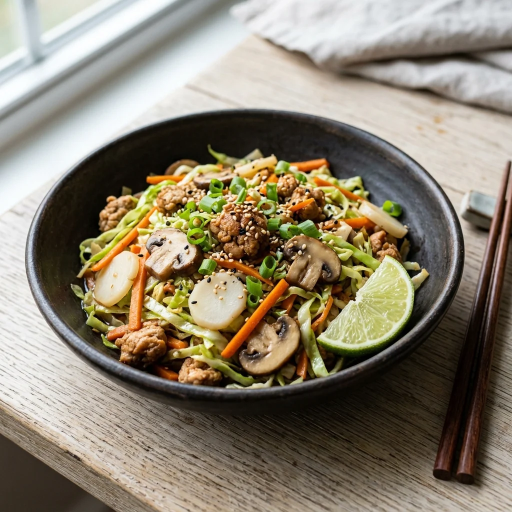 Sesame lime chicken dinner