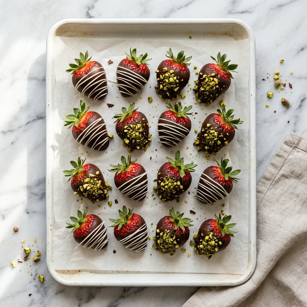 Chocolate Covered Strawberries With a Smooth, Glossy Shell