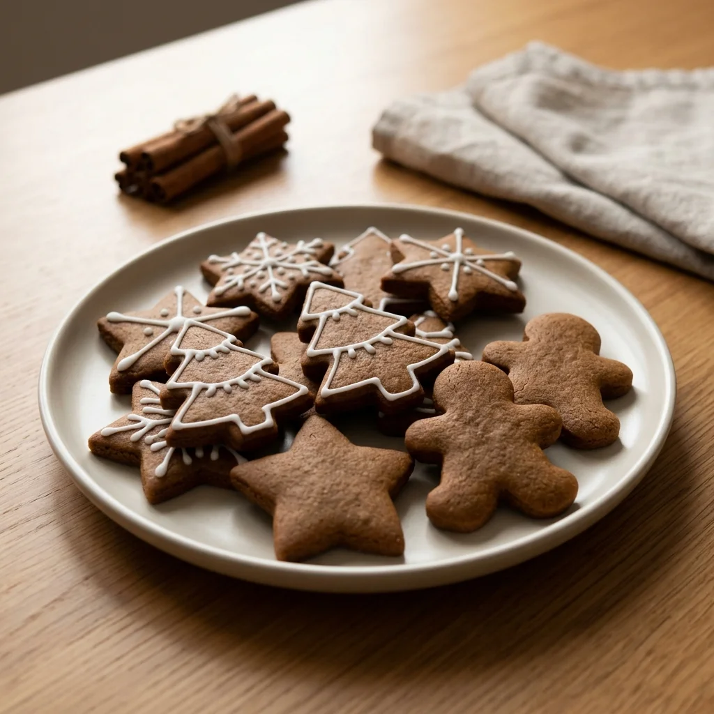 Soft Gingerbread Cookies That Hold Their Shape