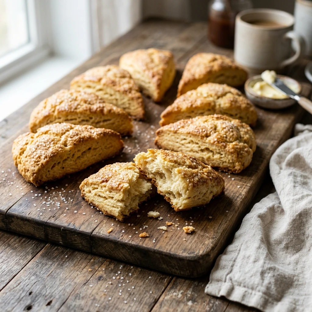 Easy Scones with Tall, Flaky Layers in 55 Minutes